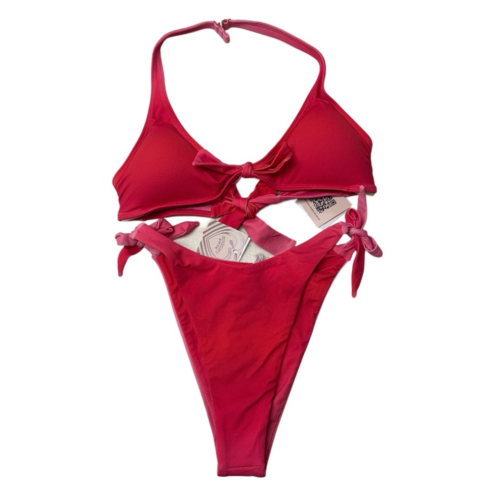 Knight Swim NWT RARE Naomi Set in Pink Sugar - Medium Top / Small Bottoms